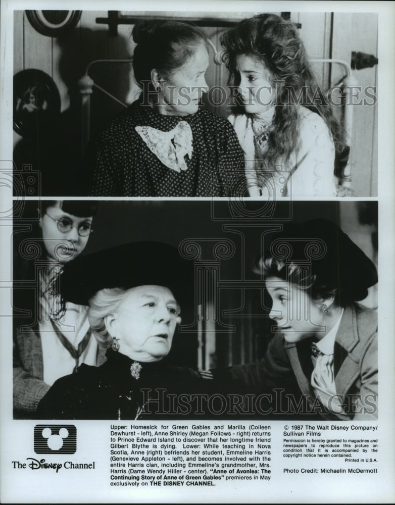 1987 Press Photo "Anne of Avonlea: The Continuing Story of Anne of Green Gables" - Historic Images