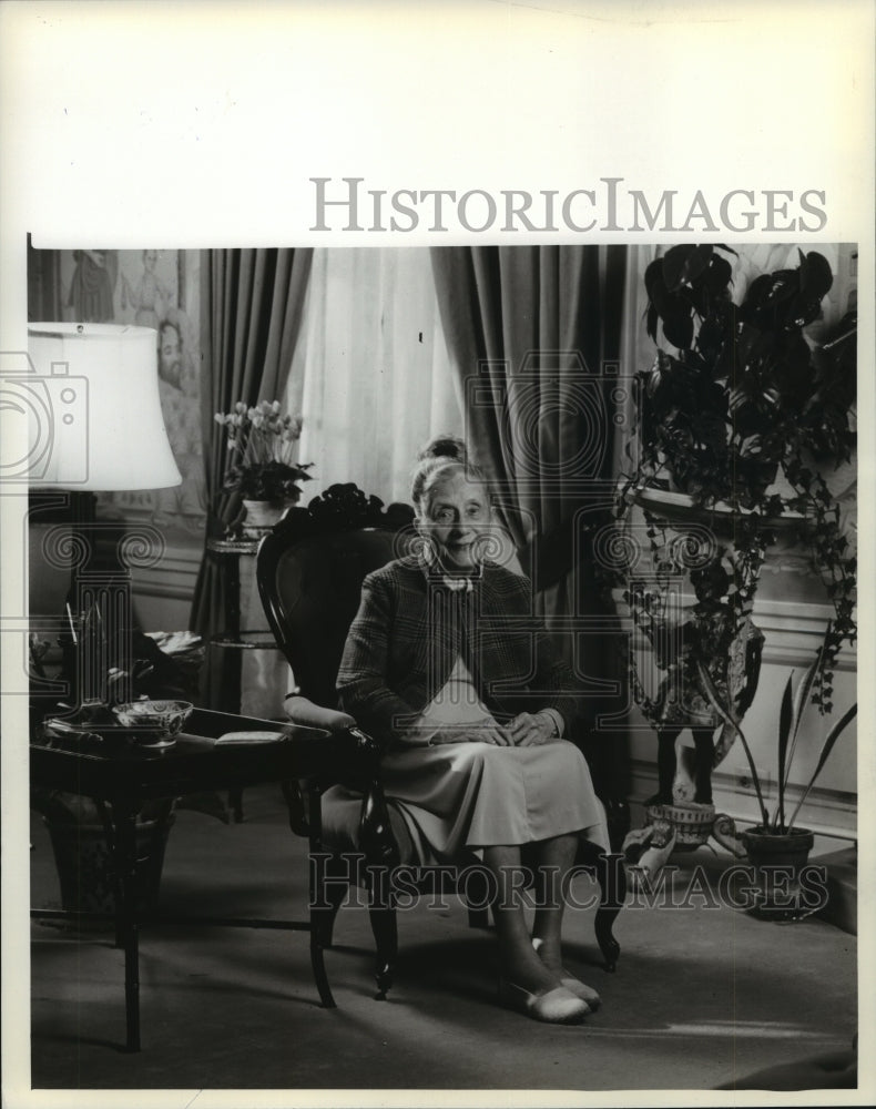1980 Press Photo Lynn Fontanne, Wisconsin Actress - mjp18603 - Historic Images