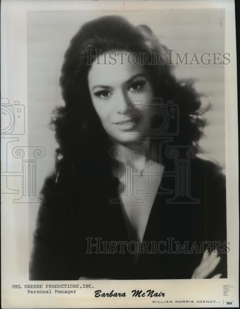 1976 Press Photo Singer Barbara McNair - mjp18626-Historic Images
