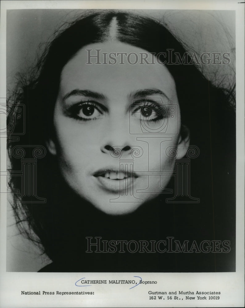 1975, Catherine Malfitano, Soprano - Historic Images