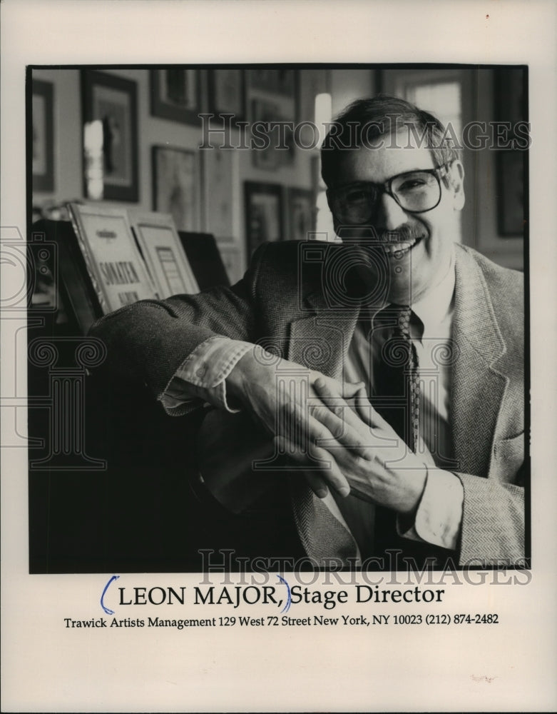 1994 Press Photo Leon Major, Stage Director in New York - mjp18701 - Historic Images