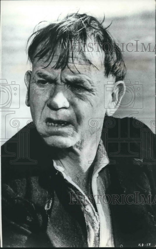 1971, John Mills in makeup for scene from Ryan's Daughter - Historic Images