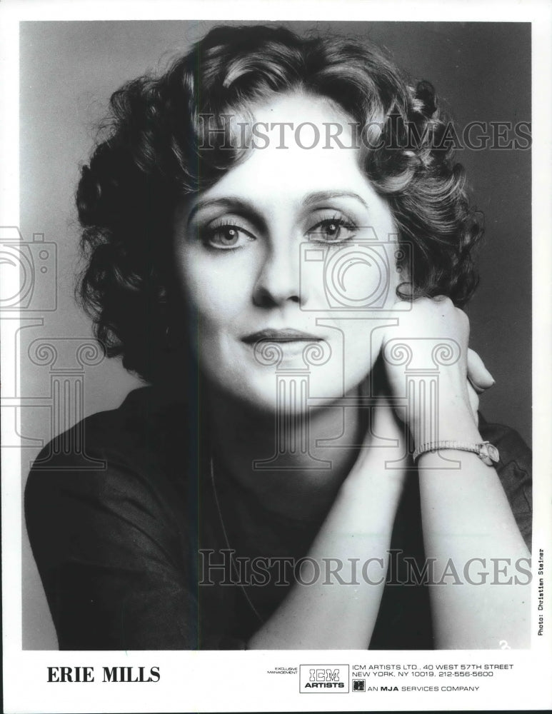 1983 Press Photo Soprano, opera singer Erie Mills - mjp18825 - Historic Images