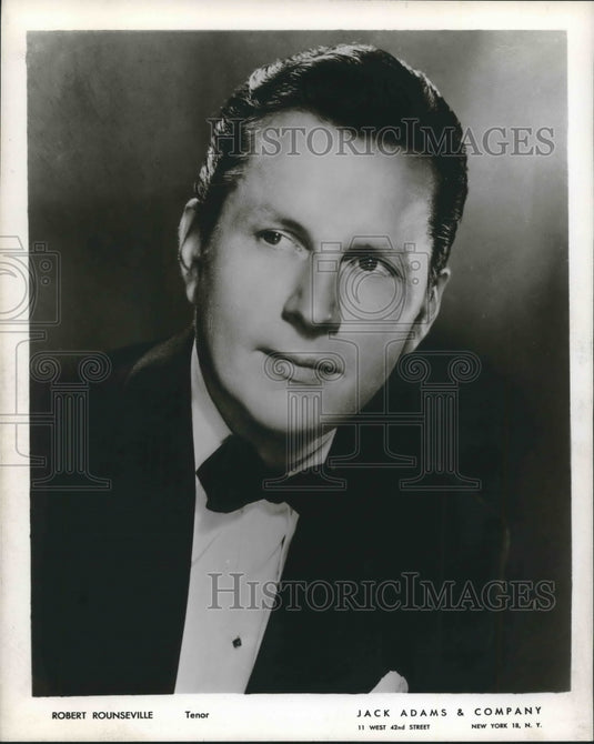 1950, Tenor Robert Rounseville - Historic Images