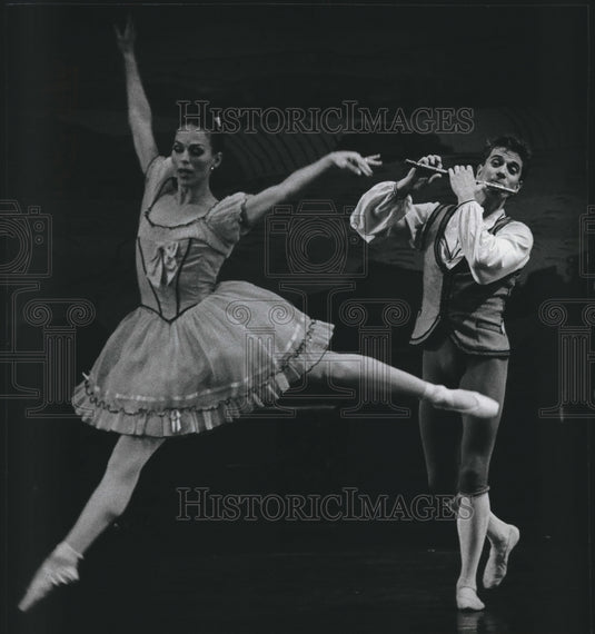 1988, Tamara Hadley dances in a scene from "The Magic Flute" at PAC - Historic Images
