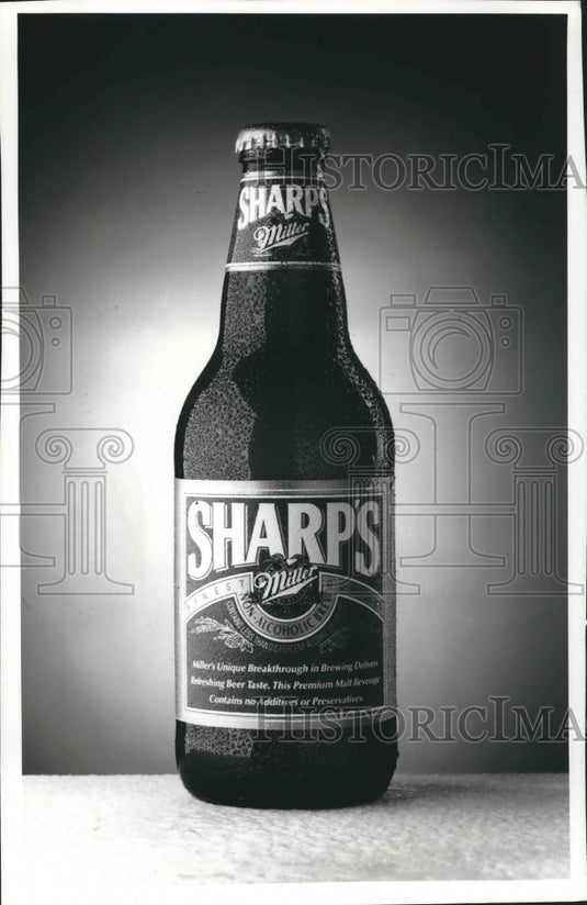 1989, Sharp's non-alcoholic beer produced by Miller Brewing Co. - Historic Images