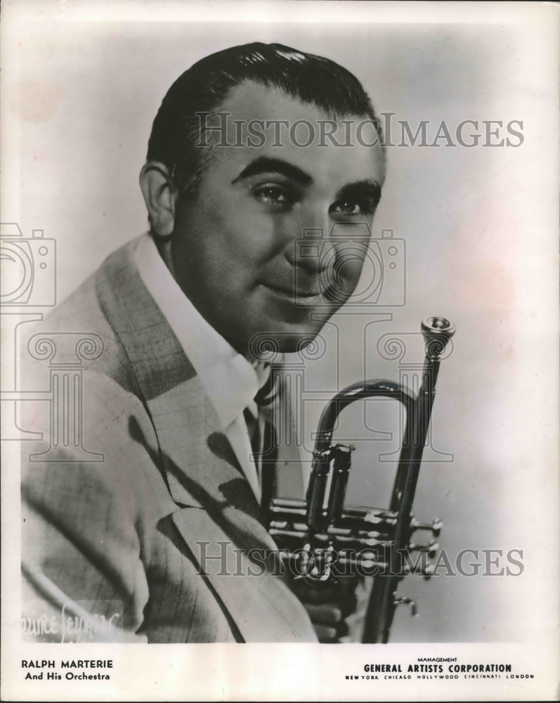 1982 Press Photo Ralph Marterie, trumpet player - mjp18965 - Historic Images