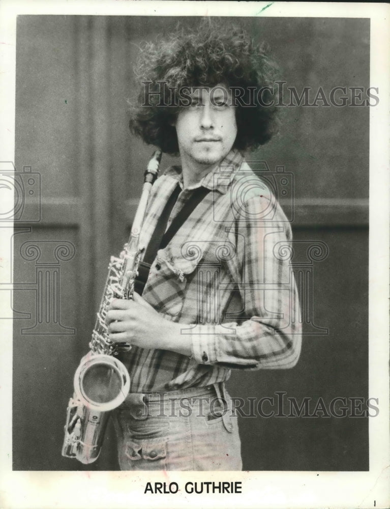 1980 Press Photo Musician Arlo Guthrie - mjp19013 - Historic Images