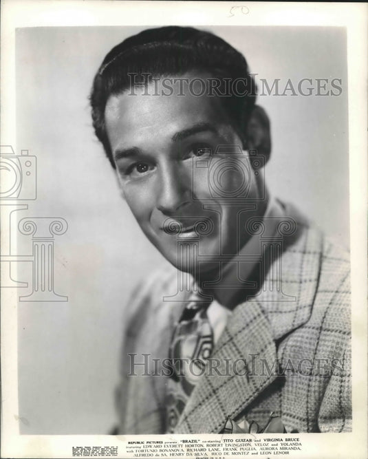 1944, Tito Guizar in "Brazil" - Historic Images