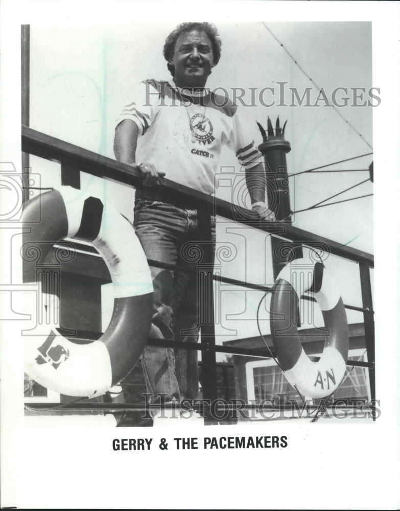 1986 Press Photo Gerry Marsden, former Pacemaker. - mjp19048 - Historic Images