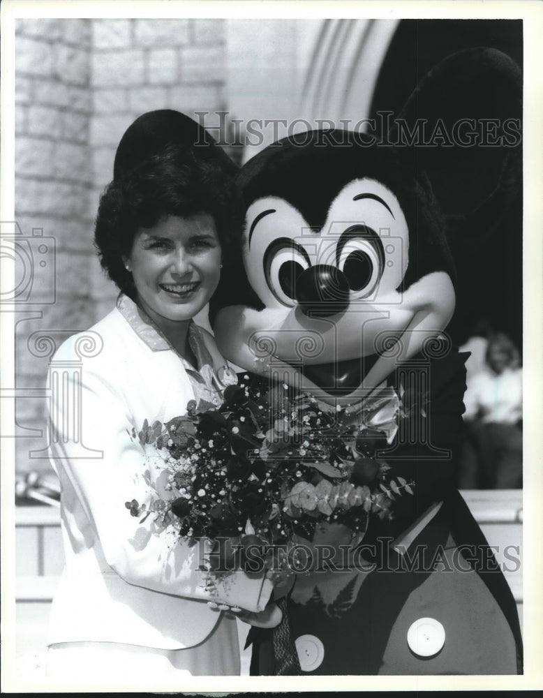 1984, Linnae Massa of Oostburg, Wisconsin is a Walt Disney Ambassador - Historic Images