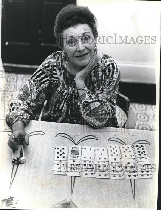 1981 Press Photo Ede Menzel, Hayward's 'clairvoyant', Wisconsin - mjp19103 - Historic Images