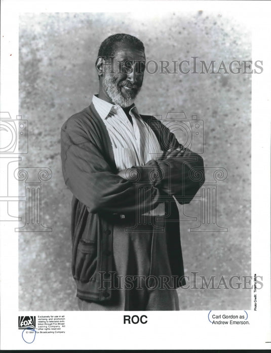 Press Photo Carl Gordon as Andrew Emerson in "ROC" - Historic Images