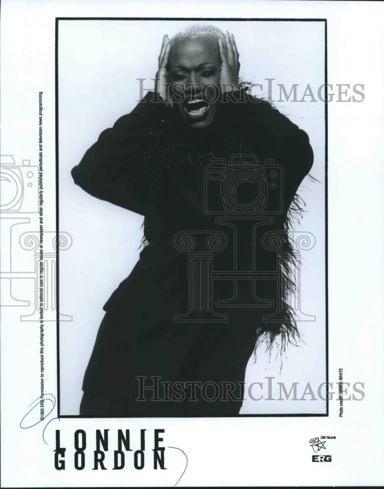 1993 Press Photo Singer, Lonnie Gordon. - mjp19189 - Historic Images