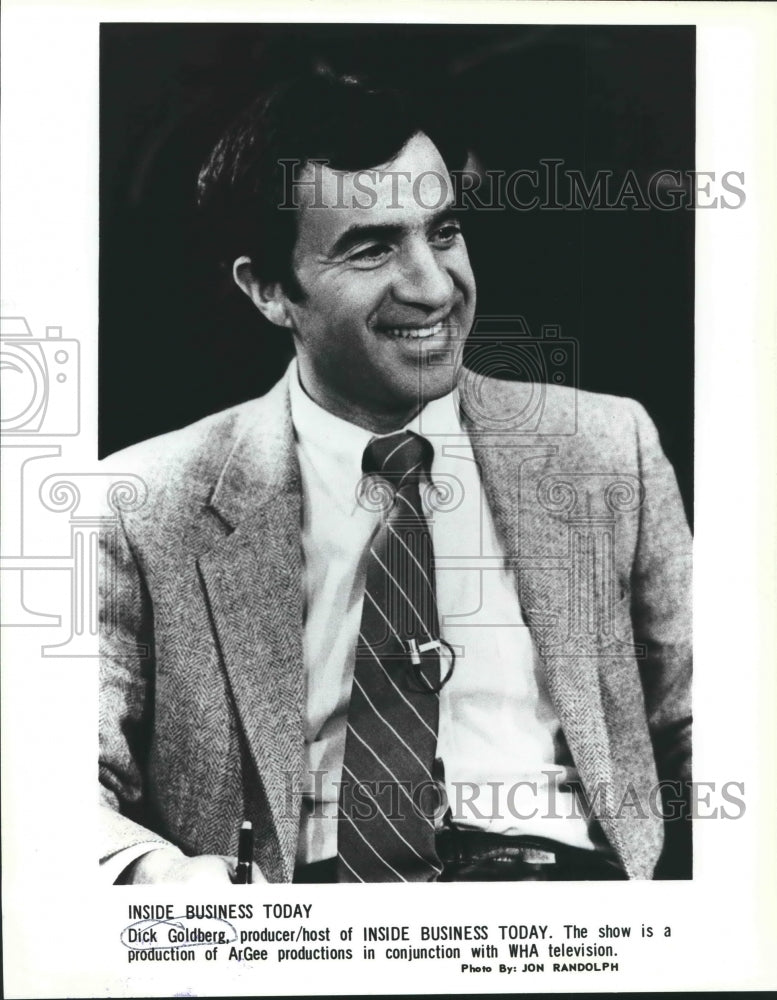 1983, Producer And Host Of &#39;Inside Business Today&#39; Dick Goldberg - Historic Images
