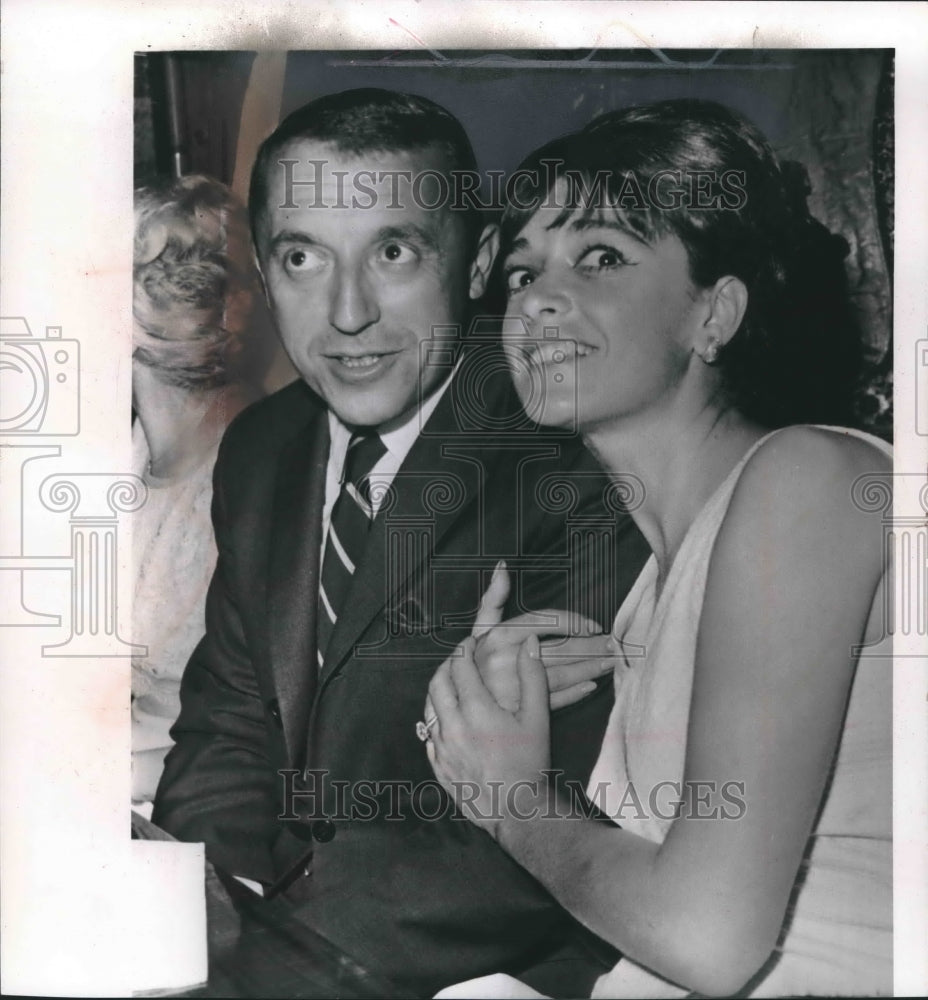 1964, Television Producer Claude Guzman With Anna Alberghetti - Historic Images