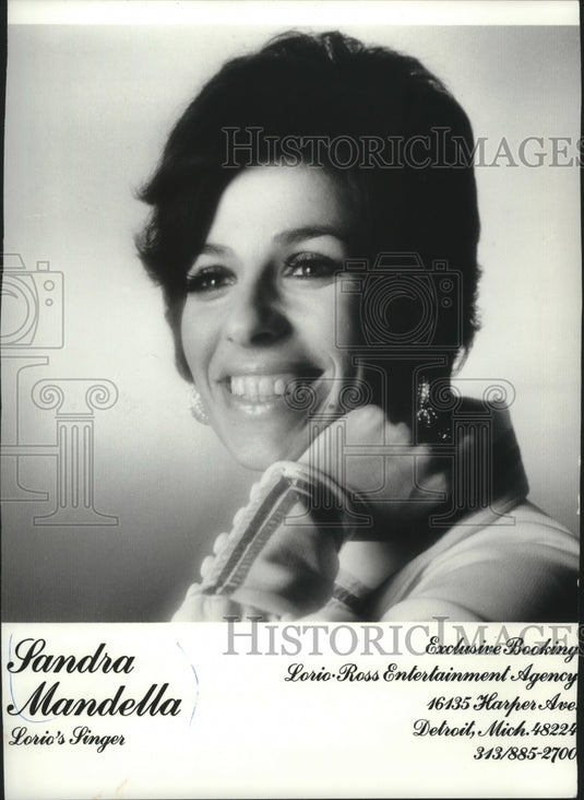 1977, Lorio's Singer Sandra Mandella - mjp19204 - Historic Images