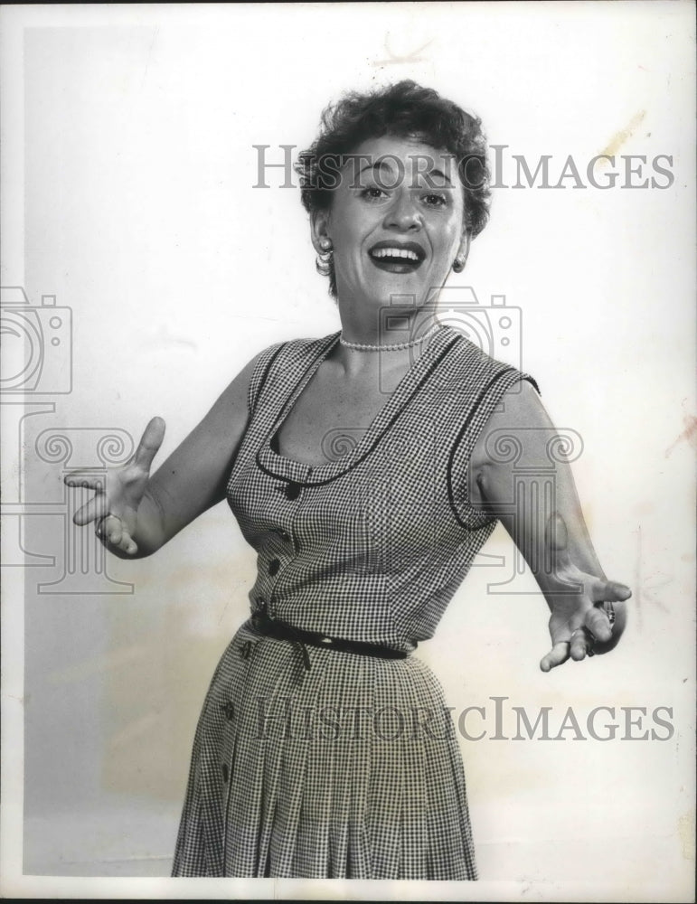 1957, Actress Georgia Gibbs - Historic Images