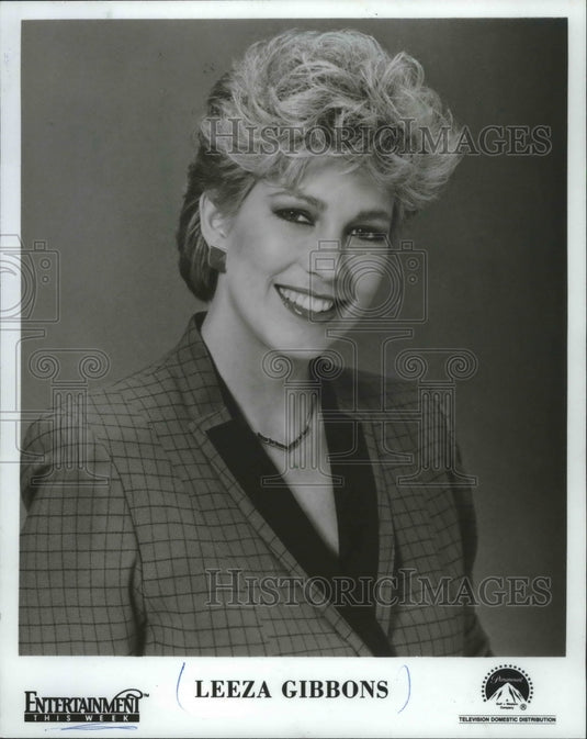 1988 Press Photo Leeza Gibbons - mjp19253-Historic Images