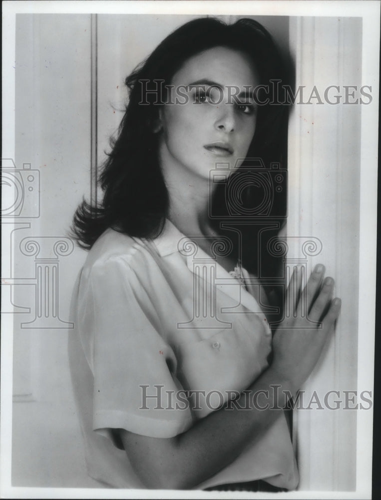 1990 Press Photo Actress Marlee Matlin Stars In CBS&#39; &#39;Bridge To Silence&#39; - Historic Images