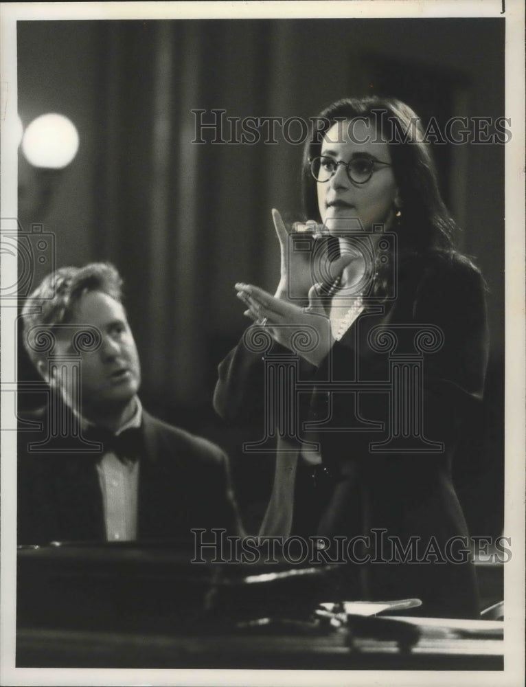 1991 Press Photo Actress Marlee Matlin Stars In NBC&#39;s &#39;Reasonable Doubts&quot; - Historic Images