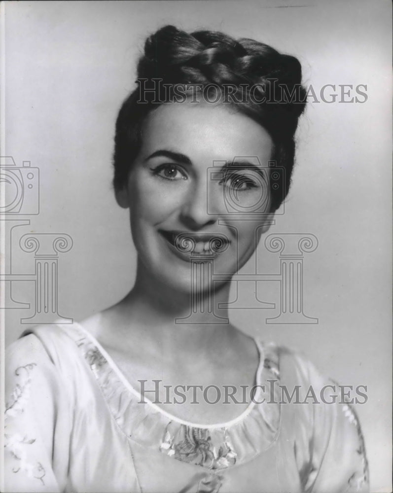 1962 Press Photo Barbara Meister In &#39;The Sound Of Music&#39; At Shubert Theatre- Historic Images