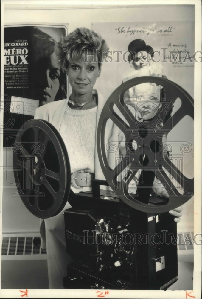1988 Press Photo Patricia Mellencamp, film professor, University of Wisconsin - Historic Images