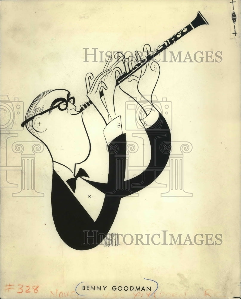 1978 Press Photo Benny Goodman cartoon character - mjp19366 - Historic Images