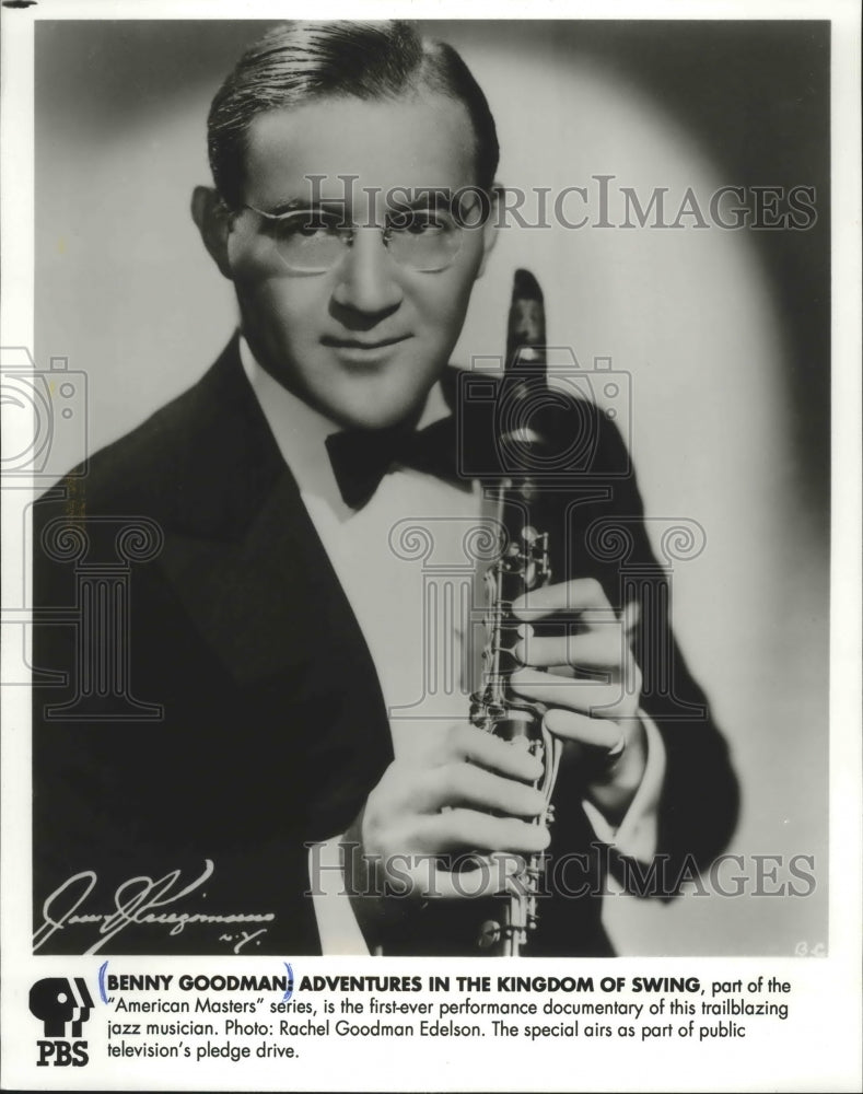 Press Photo Benny Goodman, jazz musician - Historic Images