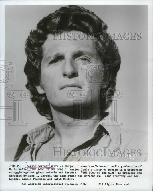 1987 Press Photo Marjoe Gortner stars as Morgan in "The Food of the Gods" - Historic Images