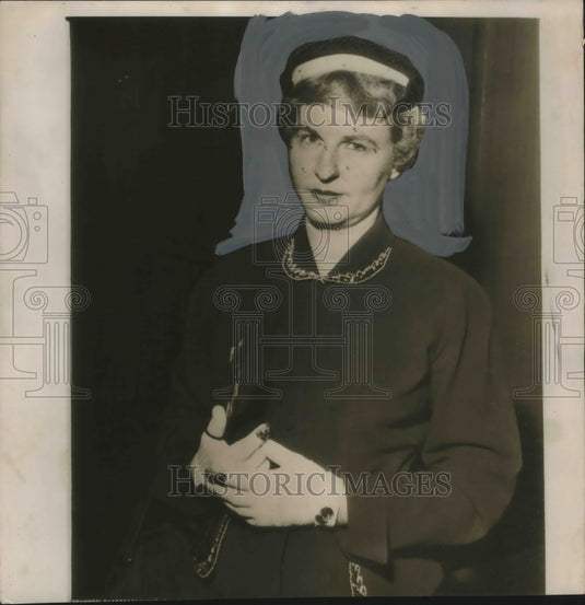 1954 Press Photo Genevieve Gleason agrees to separation from Jackie Gleason. - Historic Images