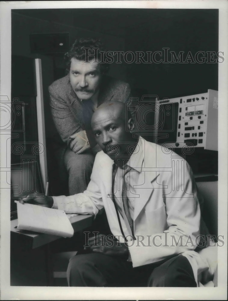 1979, Louis Gosset, Jr. & Ronald Hunter in "The Lazarus Syndrome" - Historic Images