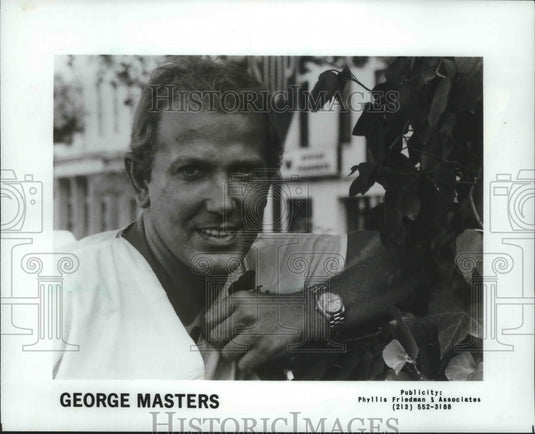 1983, George Masters, famous United States' makeup artist - mjp19696 - Historic Images