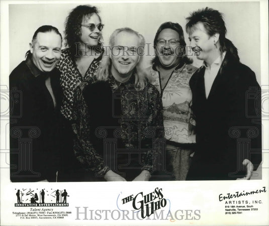 Press Photo "The Guess Who" Band - mjp19705 - Historic Images