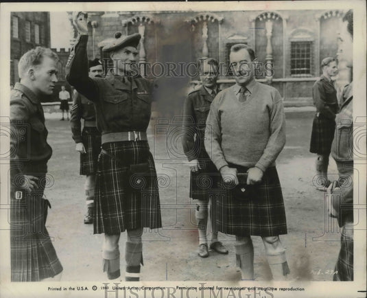 1960, Alec Guiness and others in "Tunes of Glory" - Historic Images