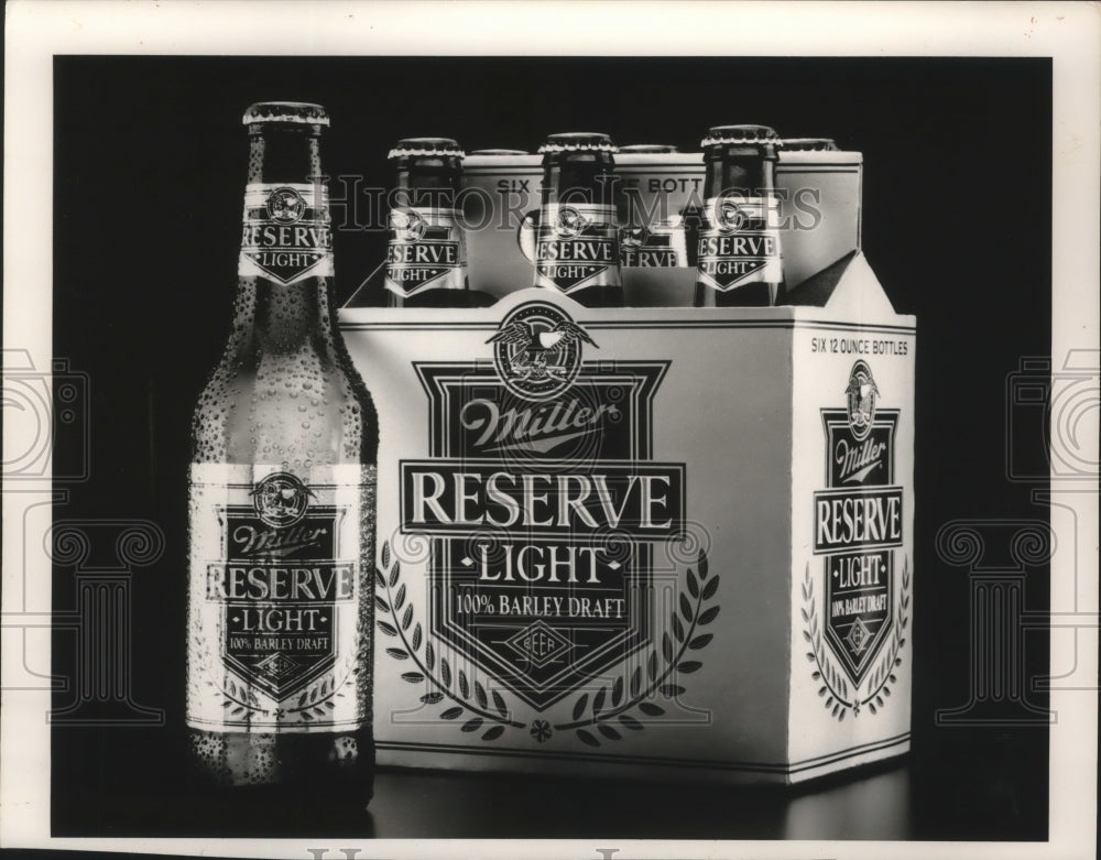 1990 Press Photo Set Of Beer Bottles From The Miller Brewing Company - mjp19735 - Historic Images