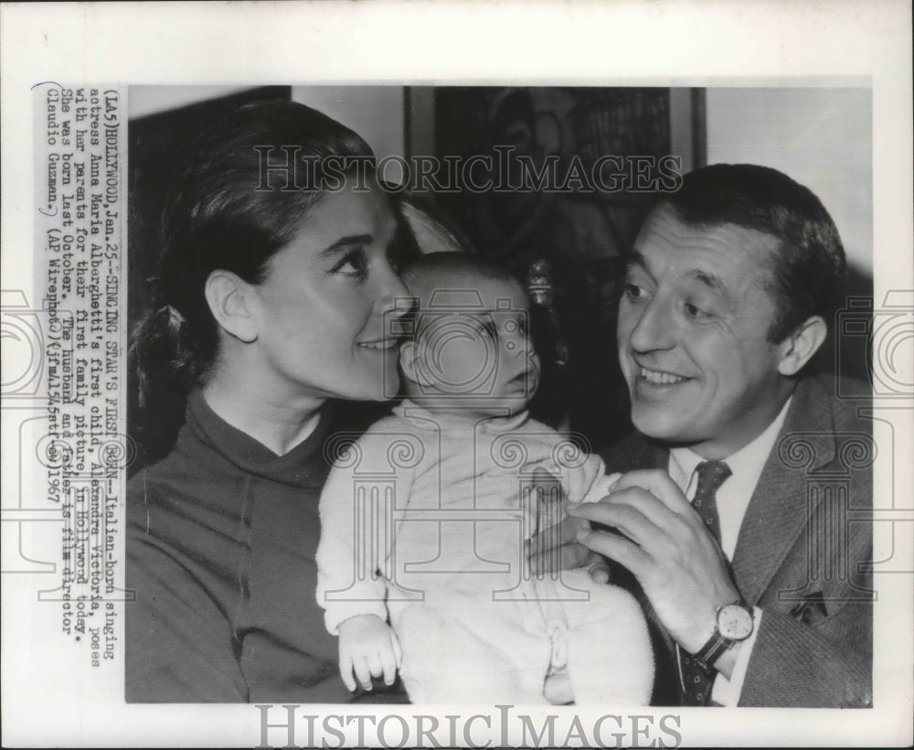 1967, Film director Claudio Guzman and family, Hollywood, California - Historic Images