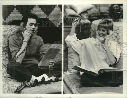 1985, Jack Rose and Tricia Pursley costar in "Love, Long Distance" - Historic Images