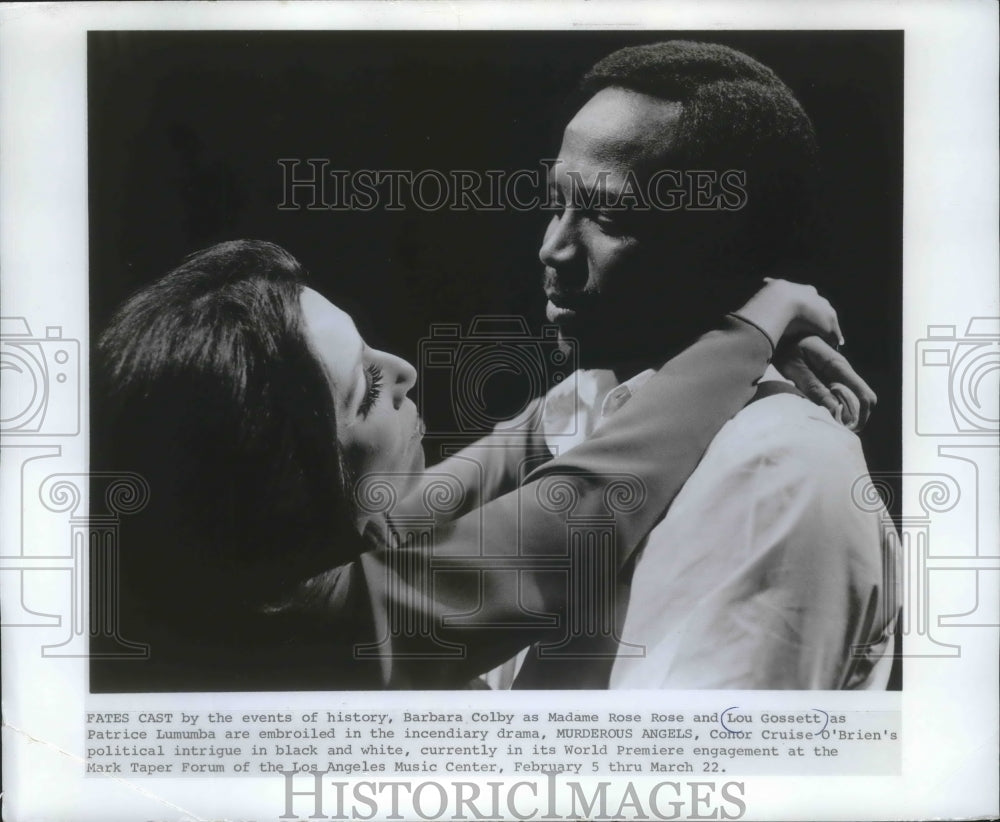 1971, US Actor Louis Gossett Jr. in a scene from "Murderous Angels" - Historic Images