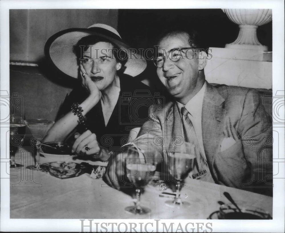 1942, Benny Goodman with his wife Alice Hammond Duckworth - Historic Images