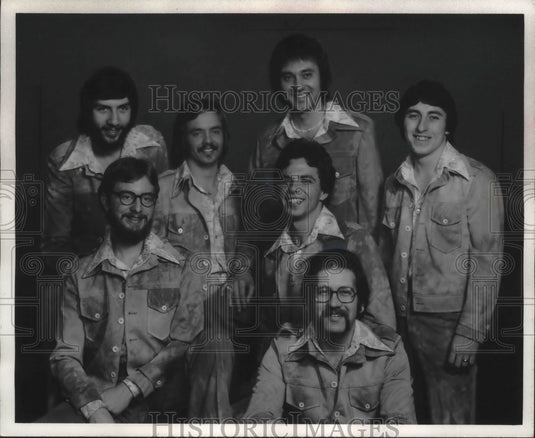 1975, Rock group, "The Good Intentions" - Historic Images