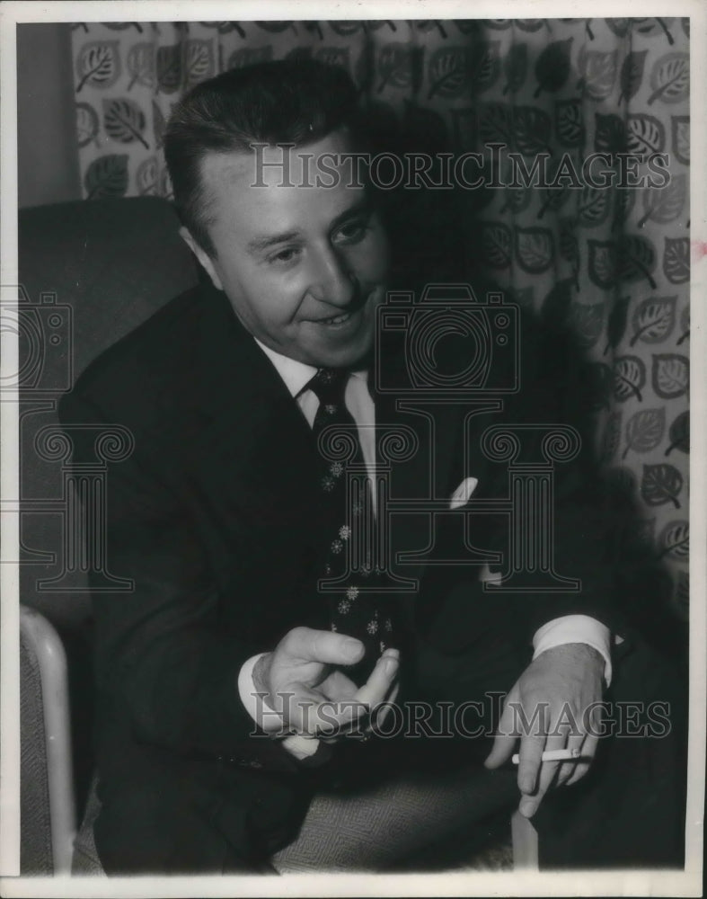 1954, George Gobel, comedian - Historic Images