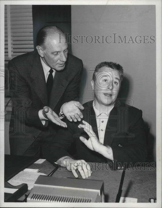 1956, Comedian George Gobel & other - Historic Images