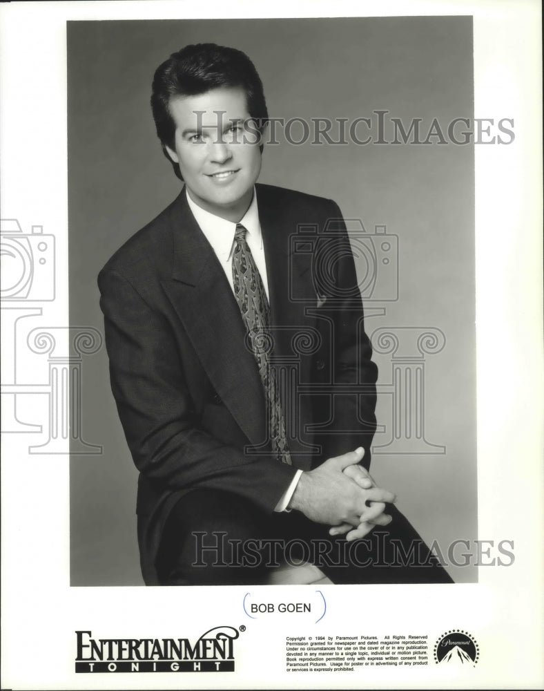 1994 Press Photo Bob Goen of Entertainment Tonight - mjp20074 - Historic Images