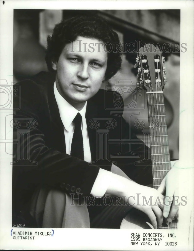1983 Press Photo Vladimir Mikulka, Guitarist - mjp20139 - Historic Images