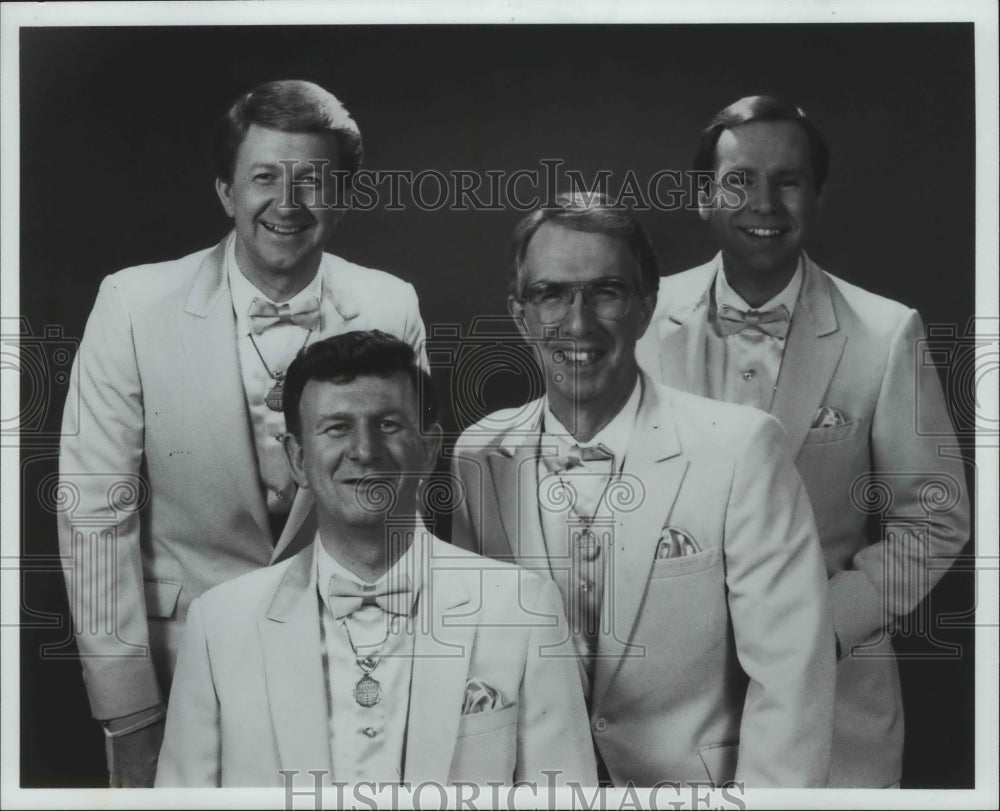 1985, Members Of Barbershop Quartet Happiness Emporium - mjp20165 - Historic Images