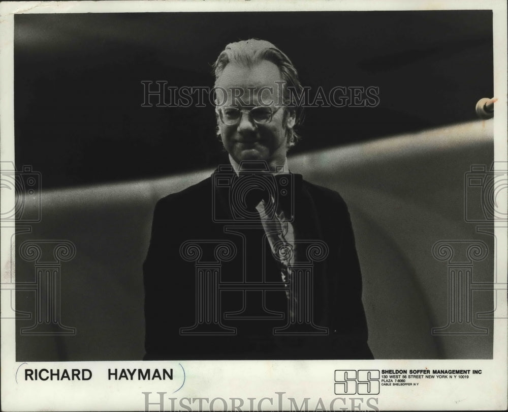 1975, Richard Hayman, guest conductor for the Milwaukee Symphony - Historic Images