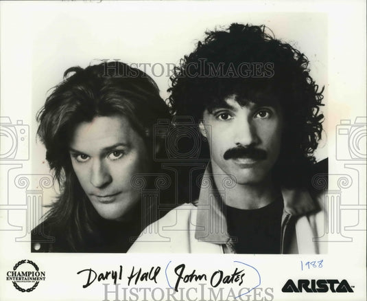 1988, Musicians Daryl Hall And John Oates - mjp20195 - Historic Images