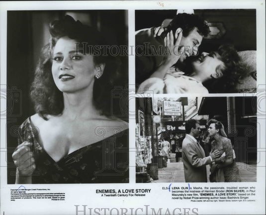 1989, Actress Lena Olin In Scenes From 'Enemies, A Love Story' - Historic Images