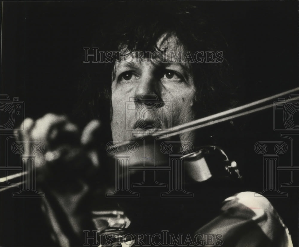 1979 Press Photo Singer-violinist and blue grass musician John Hartford - Historic Images